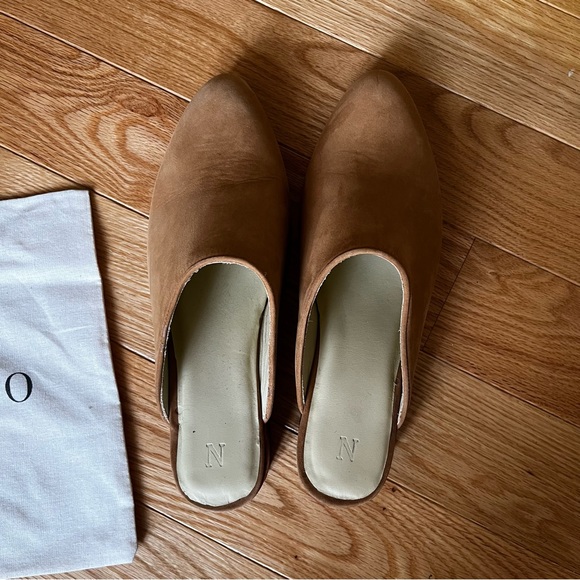 Nisolo Mariella mules, sand color, size 8 - Picture 4 of 6